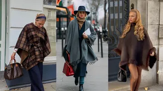 O frio chegou: 8 formas elegantes de usar o poncho neste inverno