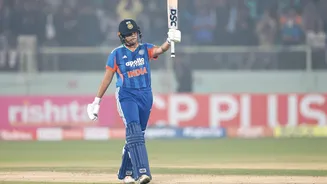 Shafali Verma records her career-best WT20I score at home