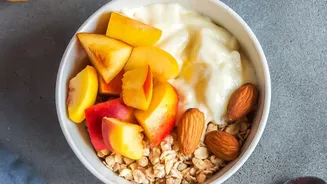 Peach And Buckwheat Combine Sweet Fruit With Nutty Grains