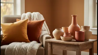 How to use warm earthen tones and clay pottery for apartment makeovers