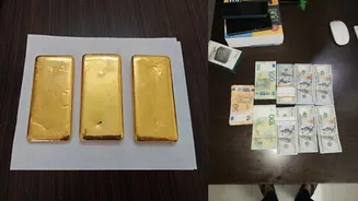 Hyderabad DRI seizes ₹5.84cr gold and foreign currency, 5 arrested
