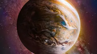 Scientists uncover details about shrinking cosmic tornados in Jupiter's Great Red Spot storm