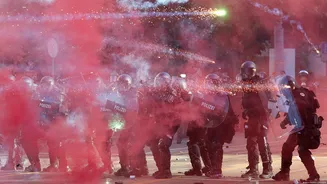 Protesto contra G7 tem confronto com a polícia em Genebra