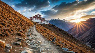 Why Beautiful Mountain Trails Lead Straight To Historic Hemis Monastery