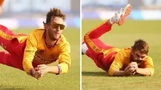 Catch of the World Cup? Brian Bennett Pulls Off a Stunner in Zimbabwe vs Oman at T20 WC 2026