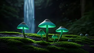 Catch Magical Glowing Bio Mushrooms Near North India Waterfalls