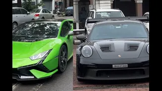 Ferrari, Lamborghini Rule Mumbai Streets On A Random Sunday, Locals Ask ‘Sab Bengaluru Praisers Kaha Gaye?’ | Video