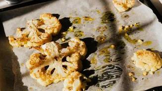 How to make tasty sesame roasted cauliflower