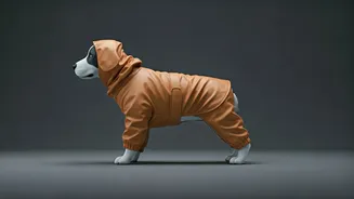 This Custom Dog Raincoat Beats Standard Pet Supplies
