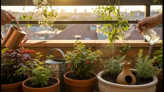 A Small Watering Routine Should Reflect Each Plant, Not The Whole Balcony