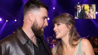 Taylor Swift, Travis Kelce Make FIRST Appearance Post Marriage; Attend JuJu Smith-Schuster's Wedding - VIRAL Photos