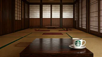 Step Back in Time: Kyoto's 100-Year-Old Starbucks with a Traditional Tatami Experience
