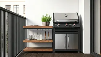 Balconies Can Become Mini Outdoor Kitchens Too