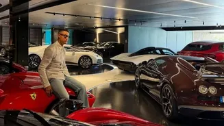 Cristiano Ronaldo Shows Off Multi-Million Supercar Collection in his latest Instagram post