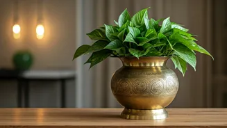 Flea Market Brass Vessels Upcycled Into Gorgeous Modern Botanical Stands