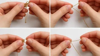 Untangling jewelry chains is a meditative practice