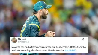Dropping absolute sitters..: Fans react after Glenn Maxwell spills Abhishek Sharma in 5th T20I in Brisbane
