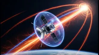 How real-time space data allows researchers to shield satellites from solar flare plasma