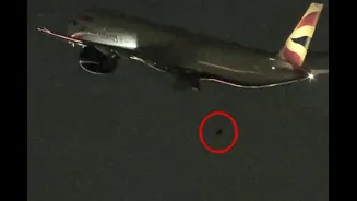 London-Bound British Airways Flight Loses Rear Wheel Shortly After Takeoff | Video
