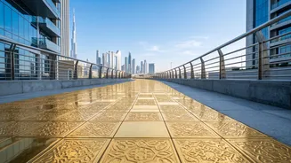 Dubai's Gold Walkway Is Planned As A New Visitor Experience