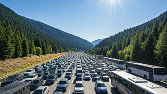 North India's Heatwave Drives Tourists to Himachal & Uttarakhand, Causing Massive Traffic Jams