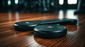 Try Reverse Lunges On Sliding Discs For Core