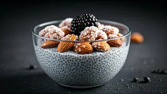Frosted Almonds Make Chia Seeds More Fun
