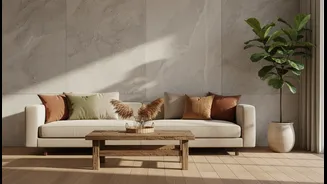 Urban Homes Are Turning To Wood, Cane And Stone-Look Textures