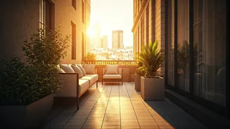 How Urban Families Maximize Sun Light Availability Across Narrow Terraces