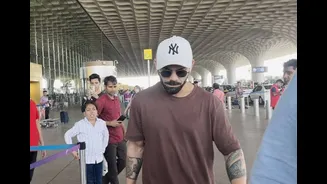 WATCH: Virat Kohli leaves for New Zealand from Mumbai airport ahead of ODI series