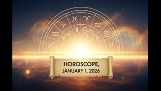 Horoscope Today, January 1, 2026: New Year Cheers For Aries, Taurus And More