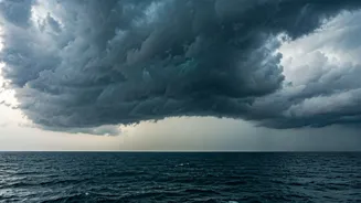 IMD Tracks Heavy Arabian Sea Clouds Heading Towards Coastal Karnataka
