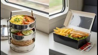 Indian Rail Travellers, Students and Families Should Separate App Orders from Home-Packed Meals
