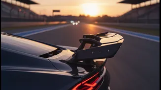 The Adaptive Spoiler Changes With Driving Modes For Stability And Speed