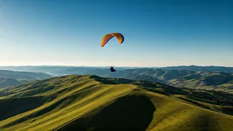 73-Year-Old Woman's Serene Paragliding Ride Goes Viral, Inspiring Millions