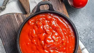 Cooked Tomatoes Can Become A Sweet-Tangy Sauce Without Bottled Ketchup