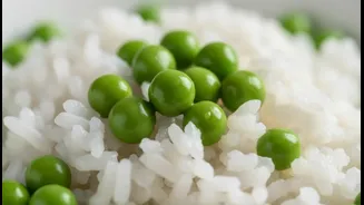 Peas Add Gentle Sweetness to an Otherwise Simple Rice Dish
