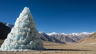 Ice-Stupa Technology: Ladakh’s Water Conservation Innovation Fights Premature Himalayan Glacier Melting