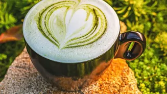 Metro Youth Choose Artisanal Matcha Lattes Over High-Caffeine Iced Coffee Choices Daily