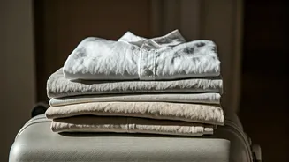 Multi Purpose Linen Capsule Wardrobes Prevent Airline Weight Fines