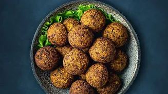 Falafel's Crisp Shell and Soft Centre Define a Classic Chickpea Snack