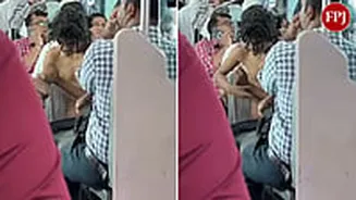 Half-Naked Man Sparks Panic in Mumbai's Virar-Churchgate AC Local, Safety Concerns Rise - VIDEO
