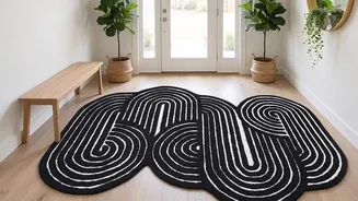 Decor tip: Add tufted rugs to your space