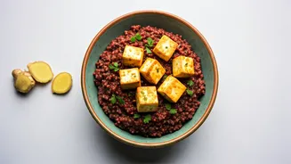 This Warm Ginger Paneer Ragi Bowl Rules Clean Eating Trends