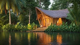 Secluded Bamboo Cottages Over Southern Rivers Redefine Romantic Eco Trips