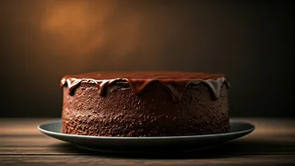 This Beautiful Vintage Dark Chocolate Ganache Cake Is Viral