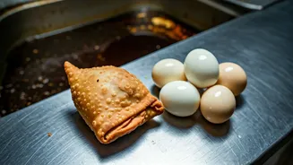 Hyderabad Samosa Unit Raided for Shocking Unhygienic Practices: Reused Oil and Stale Eggs Seized