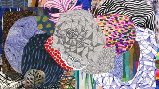 How to create stunning fabric collages