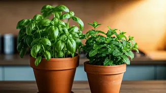 Mint And Basil Are The New Countertop Stars