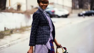 How to style cropped cord blazers this winter